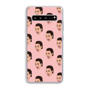 Ugly Cry Call: Samsung Galaxy S10 5G Transparant Hoesje
