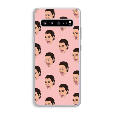 Ugly Cry Call: Samsung Galaxy S10 5G Transparant Hoesje