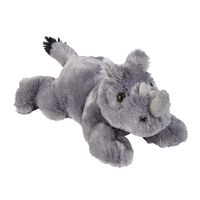 Pluche knuffel dieren Neushoorn 25 cm - thumbnail