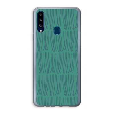 Swirls: Samsung Galaxy A20s Transparant Hoesje