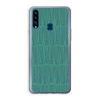 Swirls: Samsung Galaxy A20s Transparant Hoesje