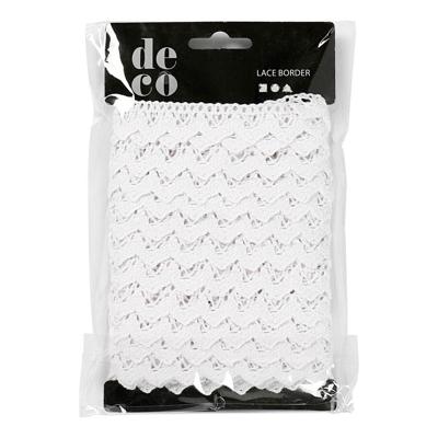 Creativ Company Kanten lint wit, 10m
