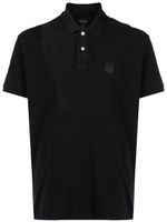 Osklen polo en coton à logo poitrine - Noir