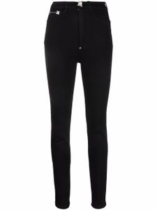 Philipp Plein legging en jean à taille haute - Noir