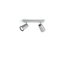 Philips OpbouwspotPaisley 2-lichts grijs - 5057248PN