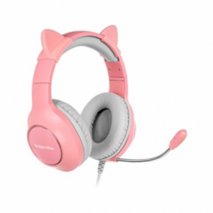 Krüger&Matz KM0658 gaming hoofdtelefoon voor kinderen pink