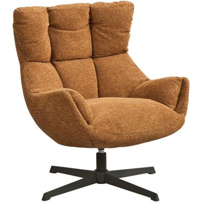 Leen Bakker - Fauteuil Hidde - Terra - Stof - Bruin - 79x72x89 Cm