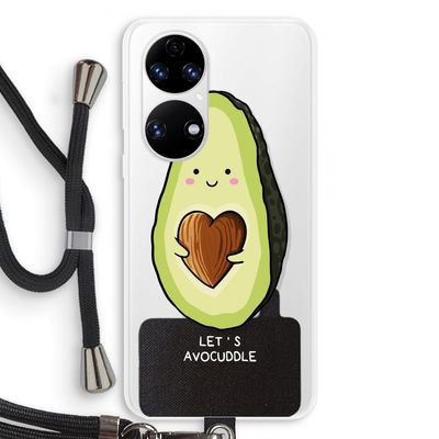 Avocuddle: Huawei P50 Transparant Hoesje met koord