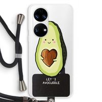 Avocuddle: Huawei P50 Transparant Hoesje met koord