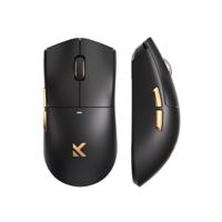 MCHOSE K7 Ultra Lightweight Wireless Gaming Mouse (Zwart/goud, RGB, USB / 2.4 GHz, 42.000 DPI)