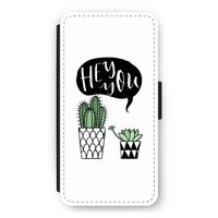Hey you cactus: iPhone 12 Pro Max Flip Hoesje