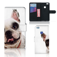 Huawei P10 Lite | Telefoonhoesje | Met pasjeshouder | Franse Bulldog