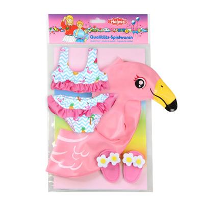 Heless poppen zwemset flamingo, 35-45 cm