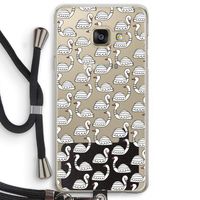 Zwanen: Samsung Galaxy A3 (2016) Transparant Hoesje met koord