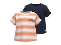lupilu Kinder t-shirts (134/140, Marineblauw/oranje) - thumbnail