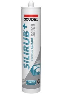 Soudal Silirub+ S8100 Neutraal | Sanitairkit | Manhattan 847 | 300 ml - 135723