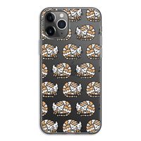 Slapende poes: iPhone 11 Pro Transparant Hoesje Slapende poes: iPhone 11 Pro Transparant Hoesje