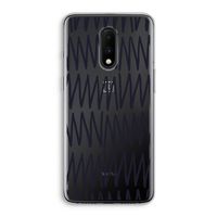 Marrakech Zigzag: OnePlus 7 Transparant Hoesje