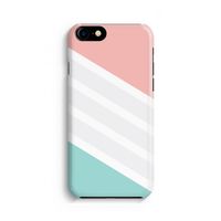 Strepen pastel: Volledig Geprint iPhone 7 Hoesje