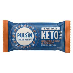 Pulsin Orange Choc & Peanut Keto Bar (50 gr)