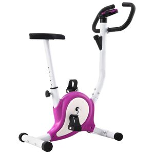 VidaXL Hometrainer met bandweerstand paars