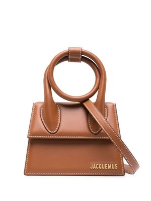 Jacquemus sac à main Le Chiquito Nœud - Marron