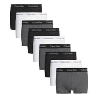 Calvin Klein 9-pack trunk low rise boxershorts zwart/wit/streep - thumbnail