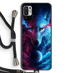 Where Light And Dark Meet: Xiaomi Redmi Note 10 5G Transparant Hoesje met koord