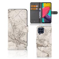 Samsung Galaxy M53 | Bookcase | Marmer Beige | Portemonnee hoesje