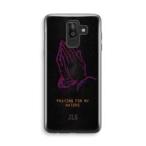 Praying For My Haters: Samsung Galaxy J8 (2018) Transparant Hoesje