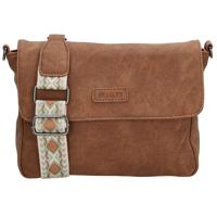 Beagles Schoudertas met Overslag Malaga Bruin