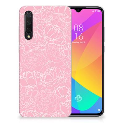Xiaomi Mi 9 Lite | TPU Case | White Flowers