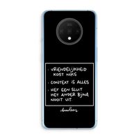 Mijn Motto's: OnePlus 7T Transparant Hoesje