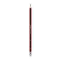 Bruynzeel HB Zwart-Rood + Gum Grafietpotloden