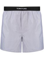 TOM FORD boxer à bande logo - Gris - thumbnail