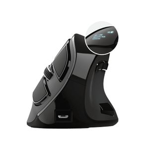 Trust Voxx Oplaadbare Ergonomische Draadloze Muis Muis Zwart