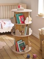 Draaibare bibliotheek 3 niveaus HART lichtroze