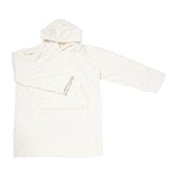 Oversized hoodie jacquard - off white - one size