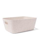 HEMA Mand 33x14cm vilt beige