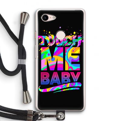 Touch Me: Pixel 3 Transparant Hoesje met koord