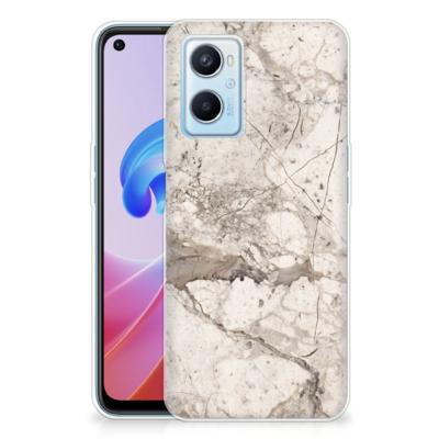 OPPO A96 | OPPO A76 | TPU | Siliconen hoesje | Marmer Beige
