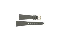 Horlogeband Universeel 1030756.21 Leder Grijs 21mm