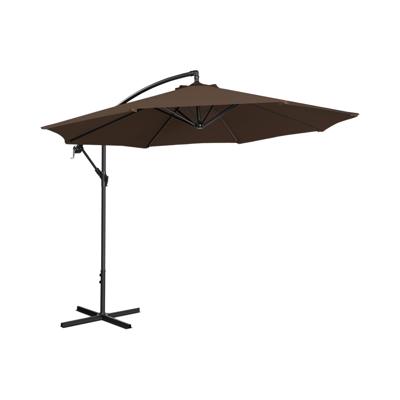 Parasol - Bruin - rond - Ø 300 cm - kantelbaar