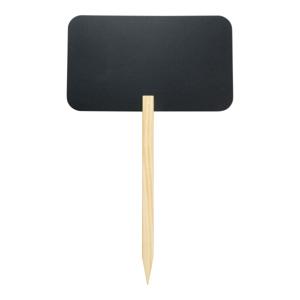 Krijtbordje rechthoekig op- stok - H73 x D45 cm - met stift