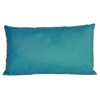 Buiten of tuin sier kussens - petrol blauw - 30 x 50 cm - binnen/buiten - tuinbank Buiten of tuin sier kussens - petrol blauw - 30 x 50 cm - binnen/buiten - tuinbank