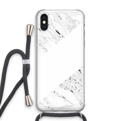 Biggest stripe: iPhone XS Transparant Hoesje met koord