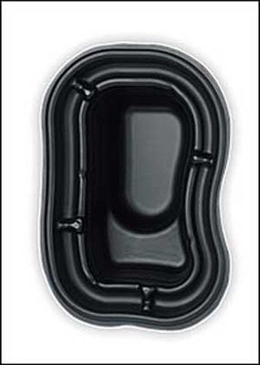 Oase Voorgevormde Vijver PE 250 - Natuurlijke Look met Plantzones 135x92x54cm, 250L - 15 Jaar Garantie
