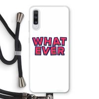 Whatever: Samsung Galaxy A70 Transparant Hoesje met koord