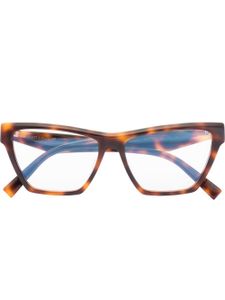 Saint Laurent Eyewear lunettes de vue à monture papillon - Marron