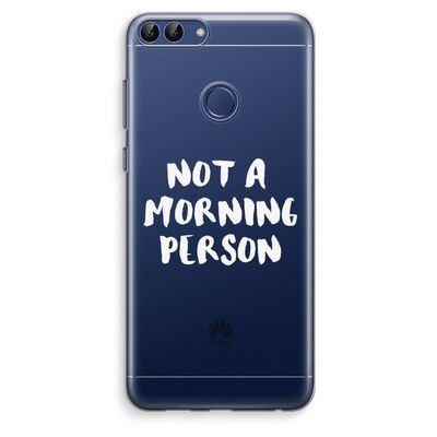 Morning person: Huawei P Smart (2018) Transparant Hoesje